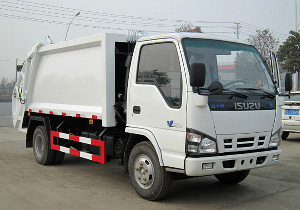 慶鈴五十鈴5方壓縮式垃圾車