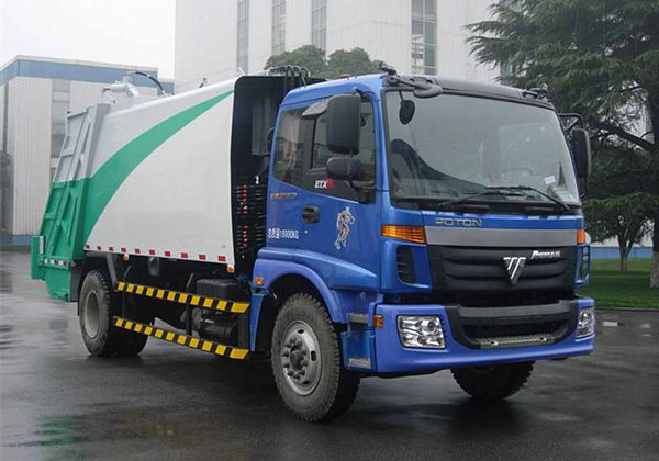 福田歐曼12方壓縮式垃圾車