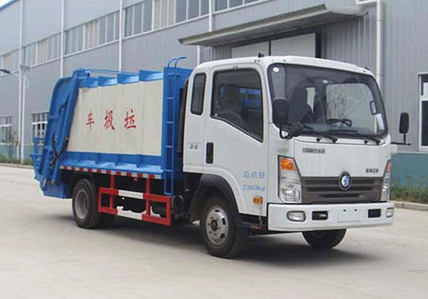 重汽王牌5方壓縮垃圾車
