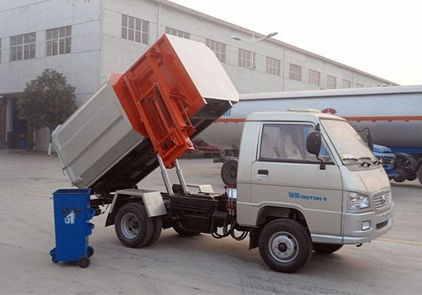 福田馭菱3方掛桶垃圾車