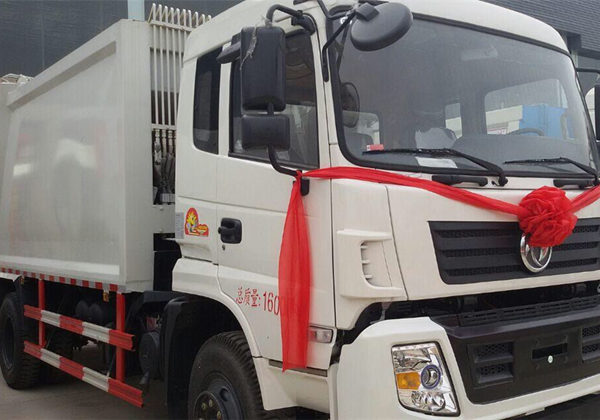 東風(fēng)仿天錦12方壓縮式垃圾車(chē)