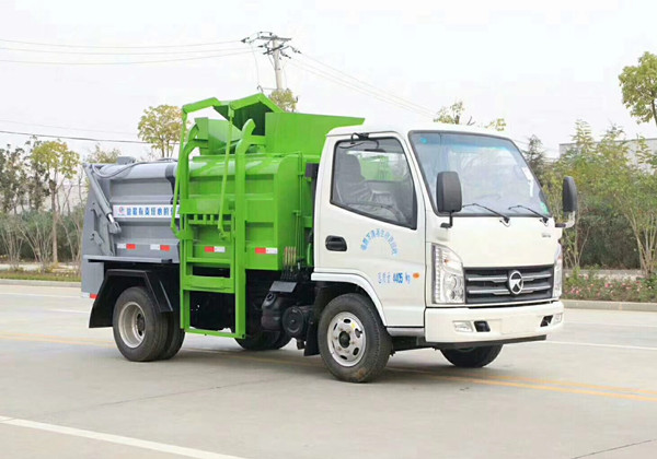 新款凱馬藍牌3方餐廚垃圾車