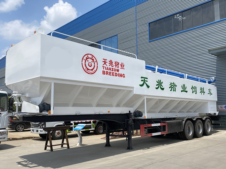 11.6米55立方半掛散裝飼料車