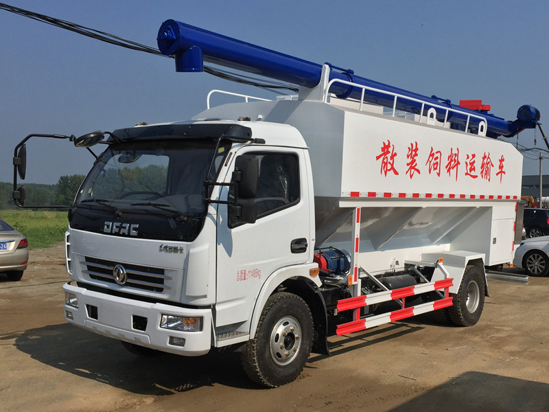 東風(fēng)多利卡12方散裝飼料運輸車